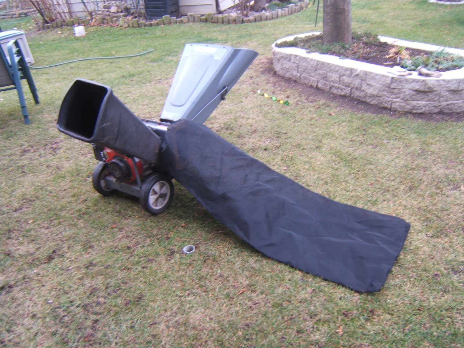 Wood Leaf Chipper Shredder Collection Bag 24 X 48 Craftsman MTD Patriot