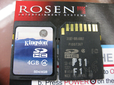 Rosen GPS Navigation Map Cards Q2 2023 for select models P11,N11,N14,H11,H14....