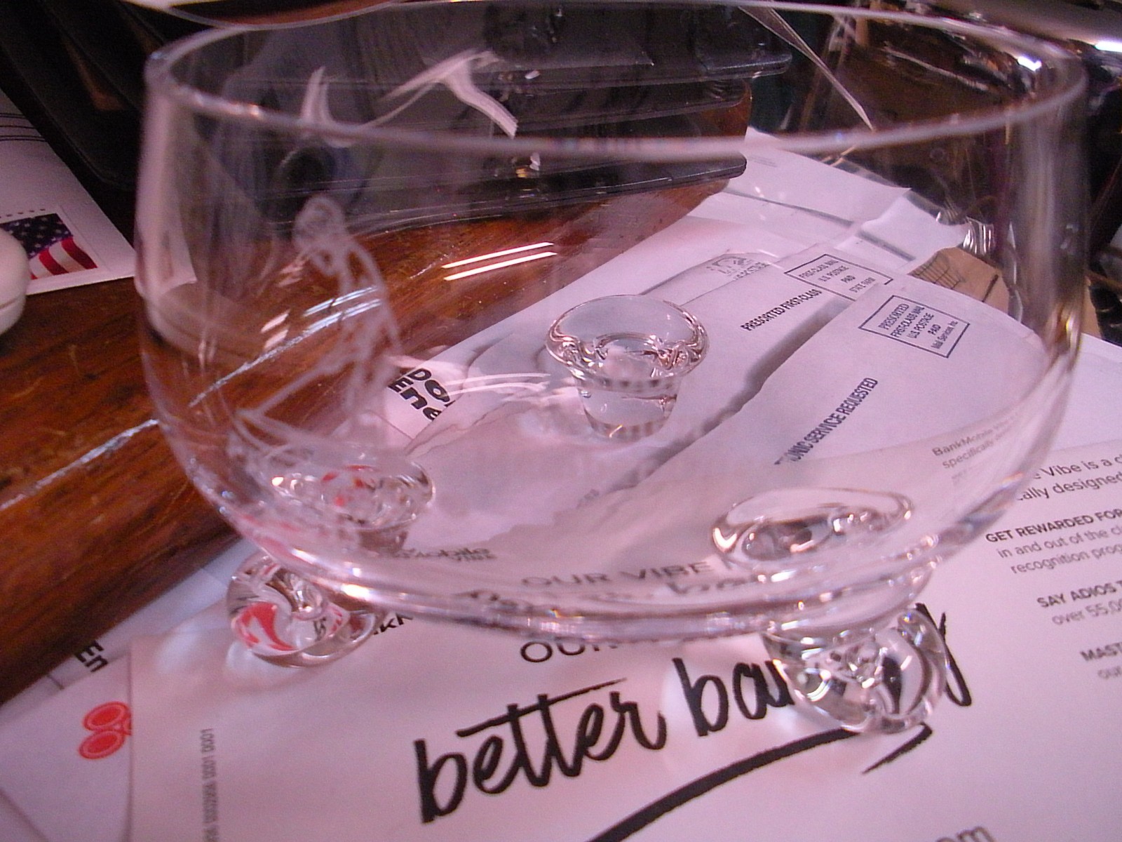 Pinehurst Golf Course 2006 Crystal Footed Bowl Women's Member Guest