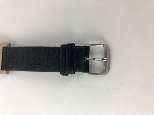 ALFEX Women's Watch Model #5221 Skeleton Face Stainless Steel & Leather RARE