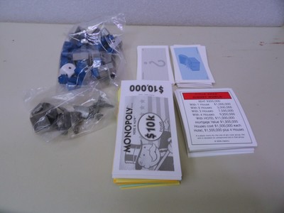 Monopoly Here & Now Replacement Parts Tokens, Houses, Cards, Property, Dice ++++