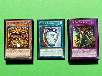 Exodia | You're Finished! Deck + Black Sleeves + Green Deck Box | NM | Yu-Gi-Oh!