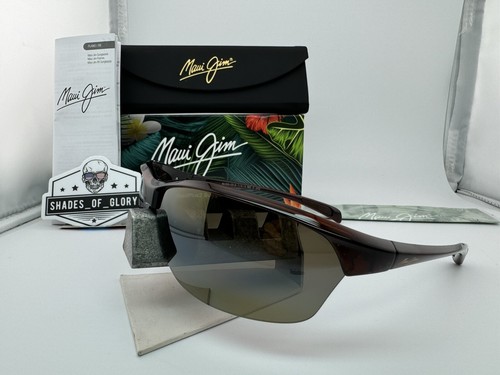Pre-owned Maui Jim Hot Sands Mj 426-26 Rootbeer W/ Hcl Bronze Polarized Sunglasses