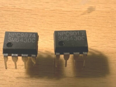 IC, CMOS - SM6430C/NPC9017 OR NPC9874 - B/W TV sync. generator - DIP8.