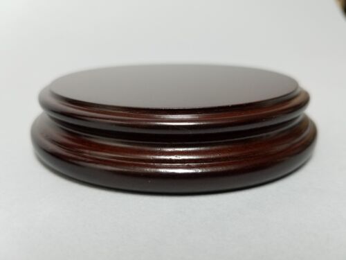 Round Rosewood Wooden Base