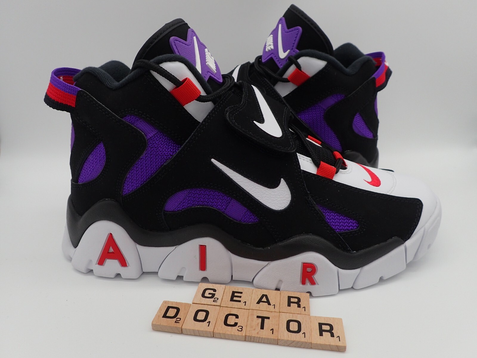 Nike Air Barrage Mid QS Toronto Raptors Black Purple New Nike Air Barrage Mid QS Toronto Raptors Black Purple New