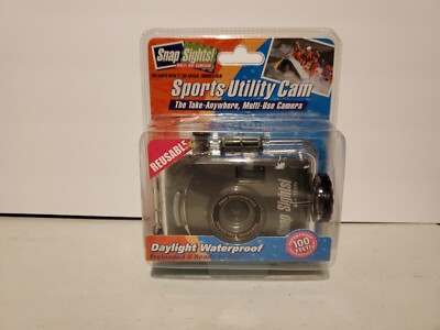Snap Sights Underwater Camera Sport Utility Cam Flash Waterproof SS02 Preloaded