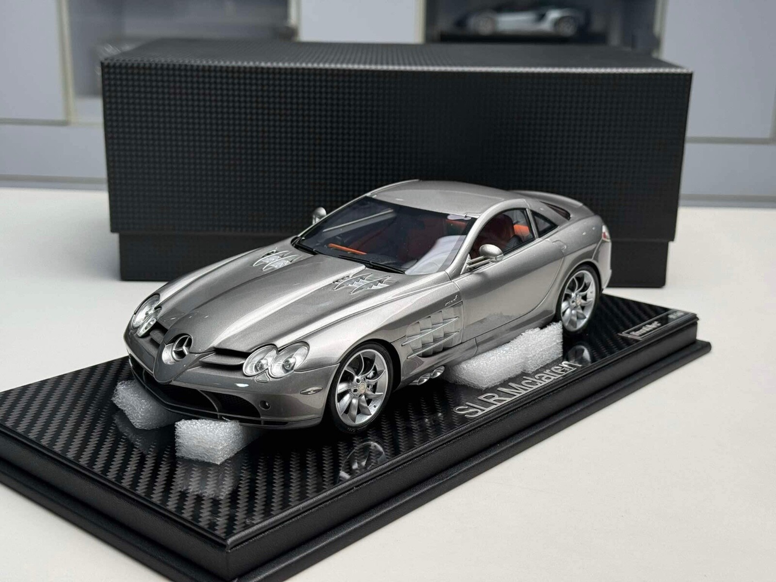 Mercedes-Benz SLR Mclaren (Silver) [FrontiArt] 1/18 scale | eBay