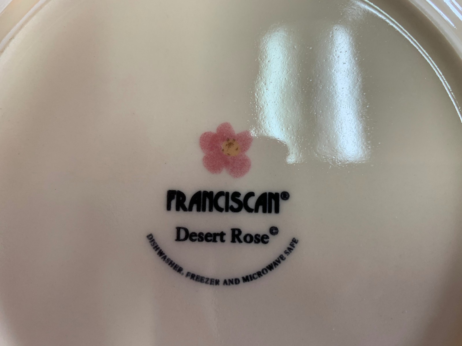 4 Franciscan Desert Rose salad/dessert plates 6055