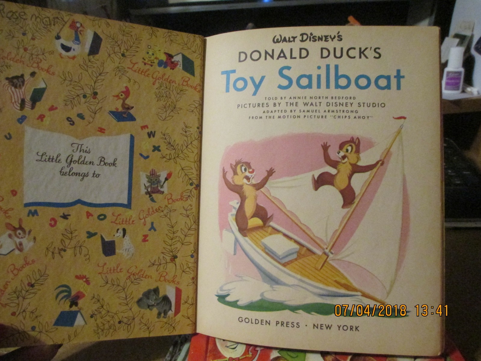 GOLDEN BOOKS, ELF BOOK , ROMPER ROOM, 3 PIGS, DONALD, HEY DIDDLE DIDDLE