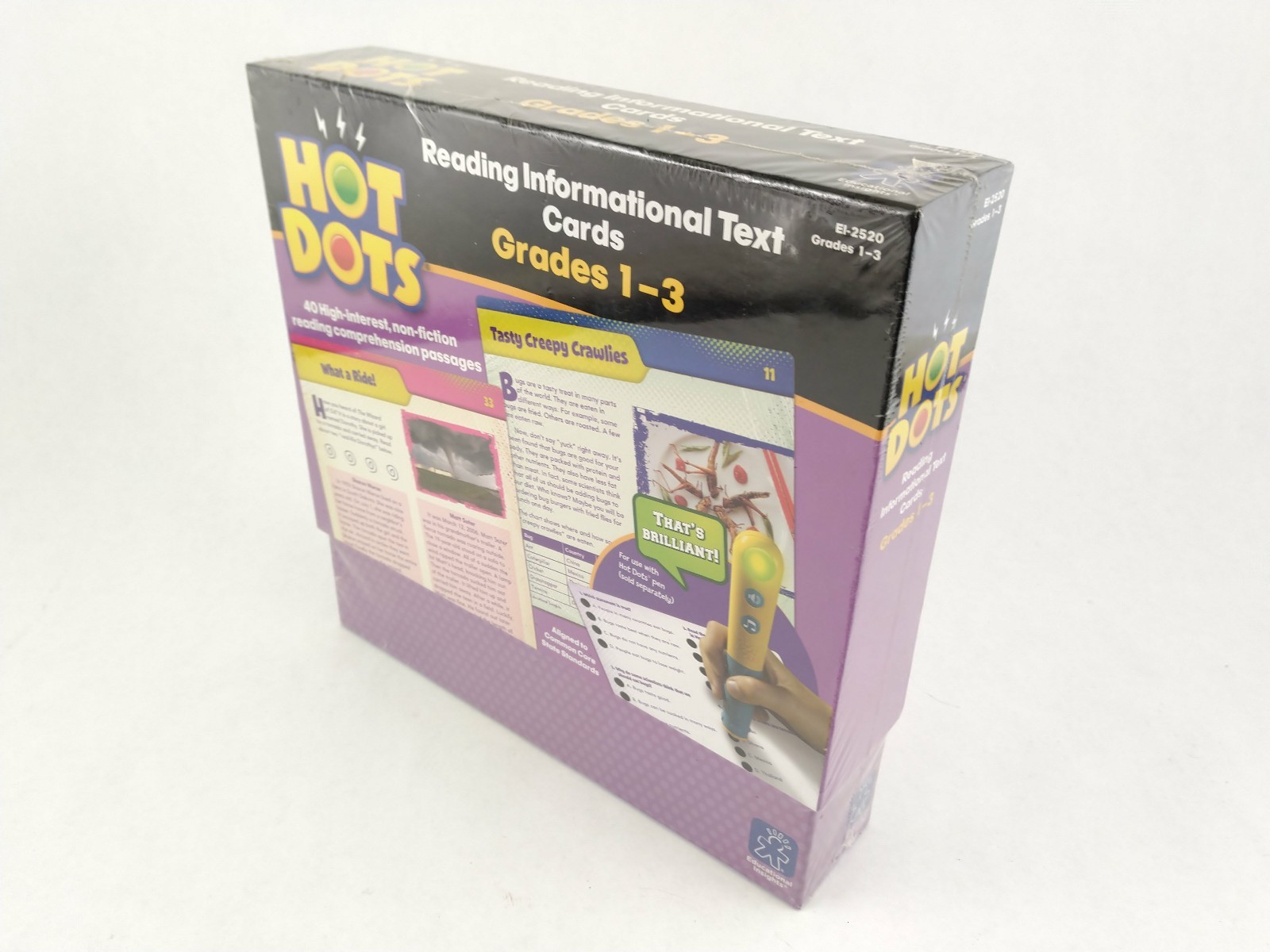 HOT DOTS Reading Informational Text Cards Grade 1, 2, and 3 Educational Insights