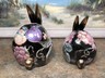 Rabbit Bunny Andrea By Sadek Set Of 2 Flowers Fruit Easter Gift