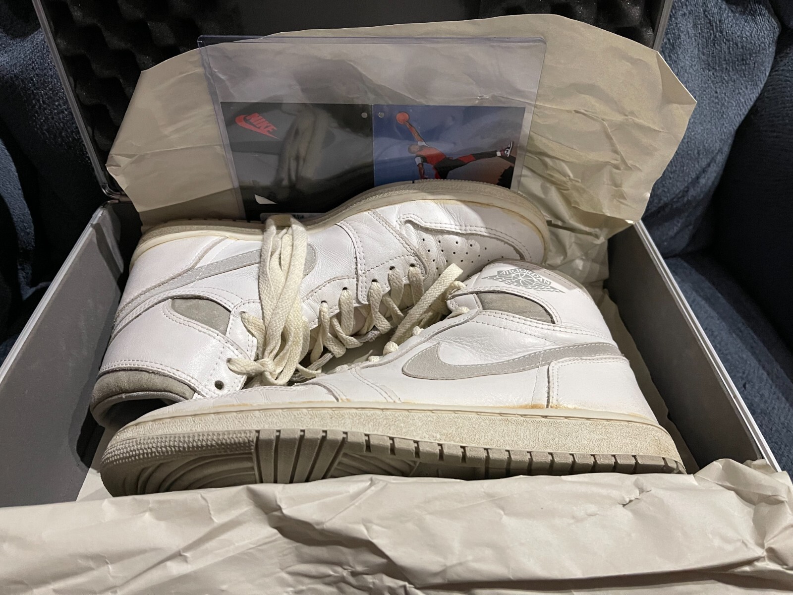 Vintage Original 1985 Nike Air Jordan I 1 OG High Neutral Vintage Original 1985 Nike Air Jordan I 1 OG High Neutral