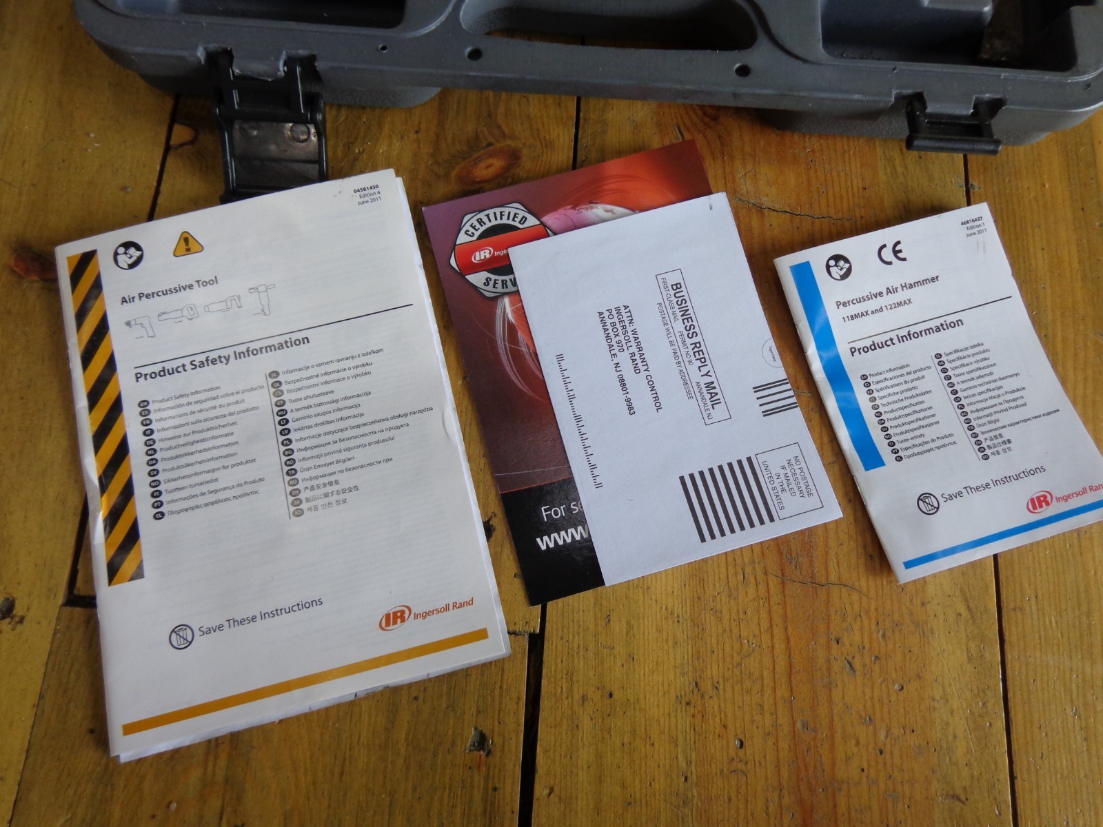 Ingersoll-Rand IR118MAXK Long Barrel Vibration Reduced Air Hammer Kit