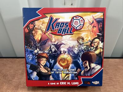 Kaos Ball: The Fantasy Sport of Total Domination Board Game by Eric M. Lang NEW