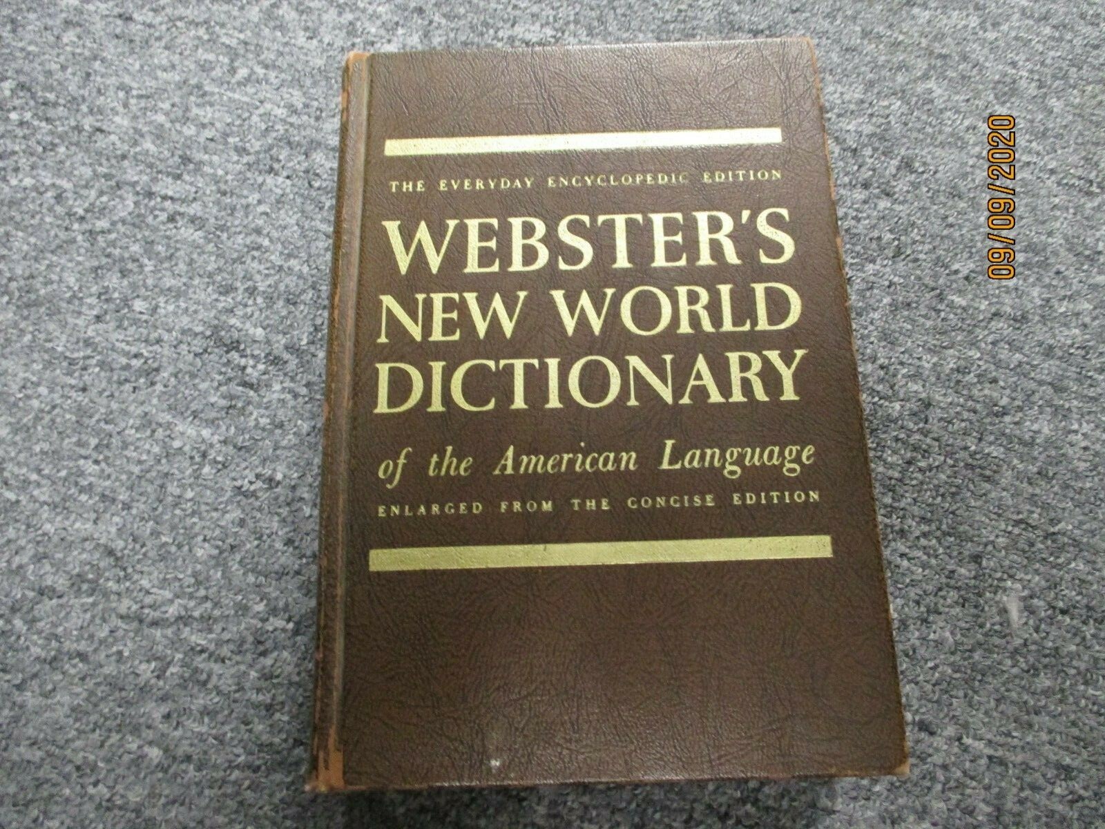 Websters New World Dictionary 1967 / Enlarged VG | eBay