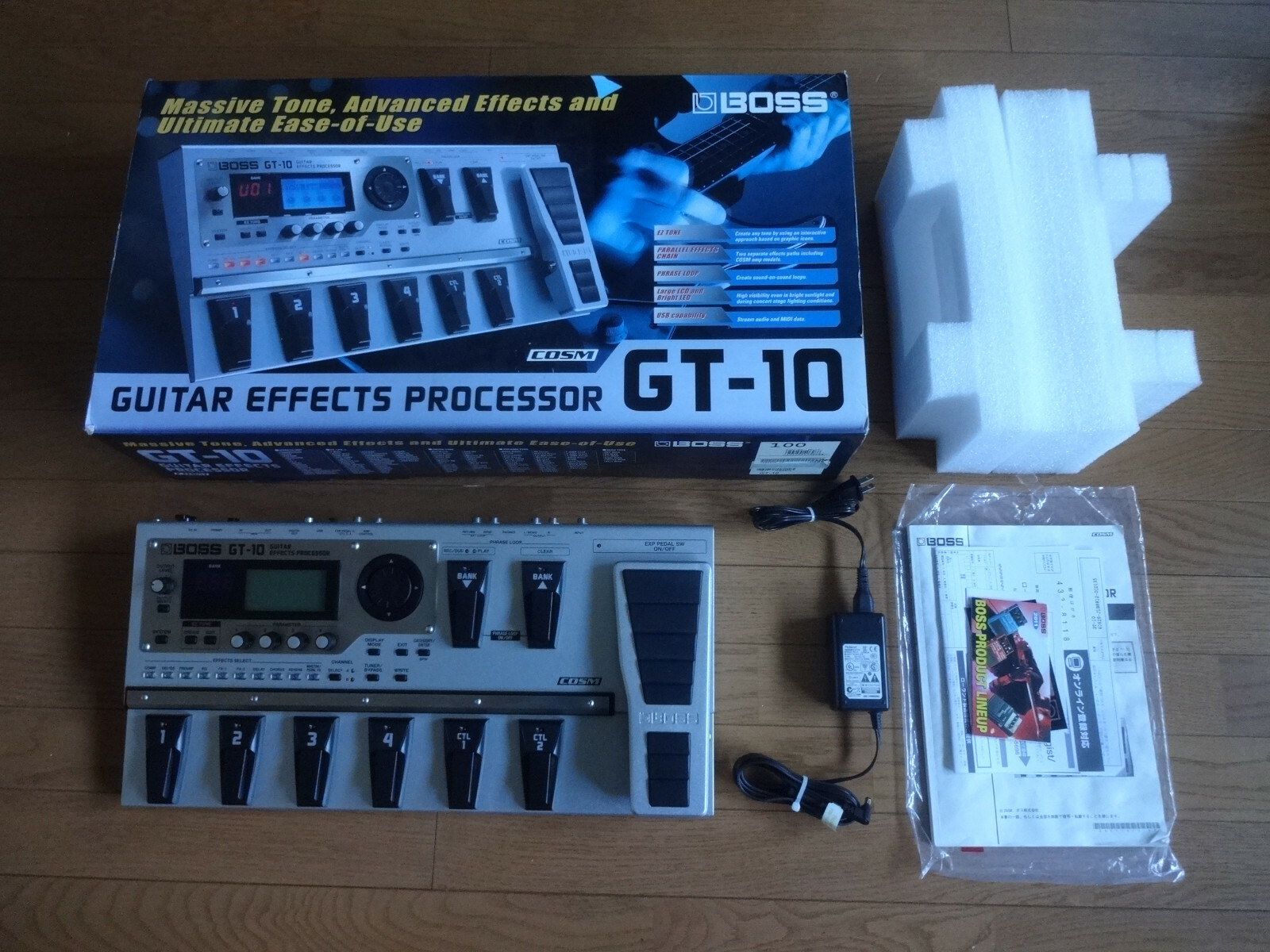 BOSS 「GT-10」 BOSS GT-10 Guitar Effects Processor w/Box Manual Adapter
