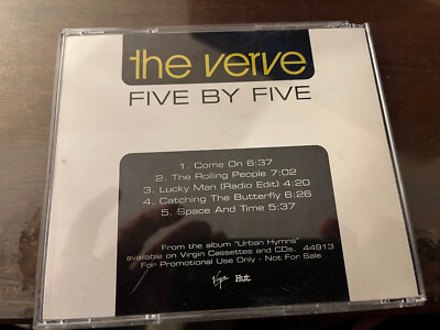 The Verve Five by Five cd ep single promo Come on Lucky Man live urban hymns era