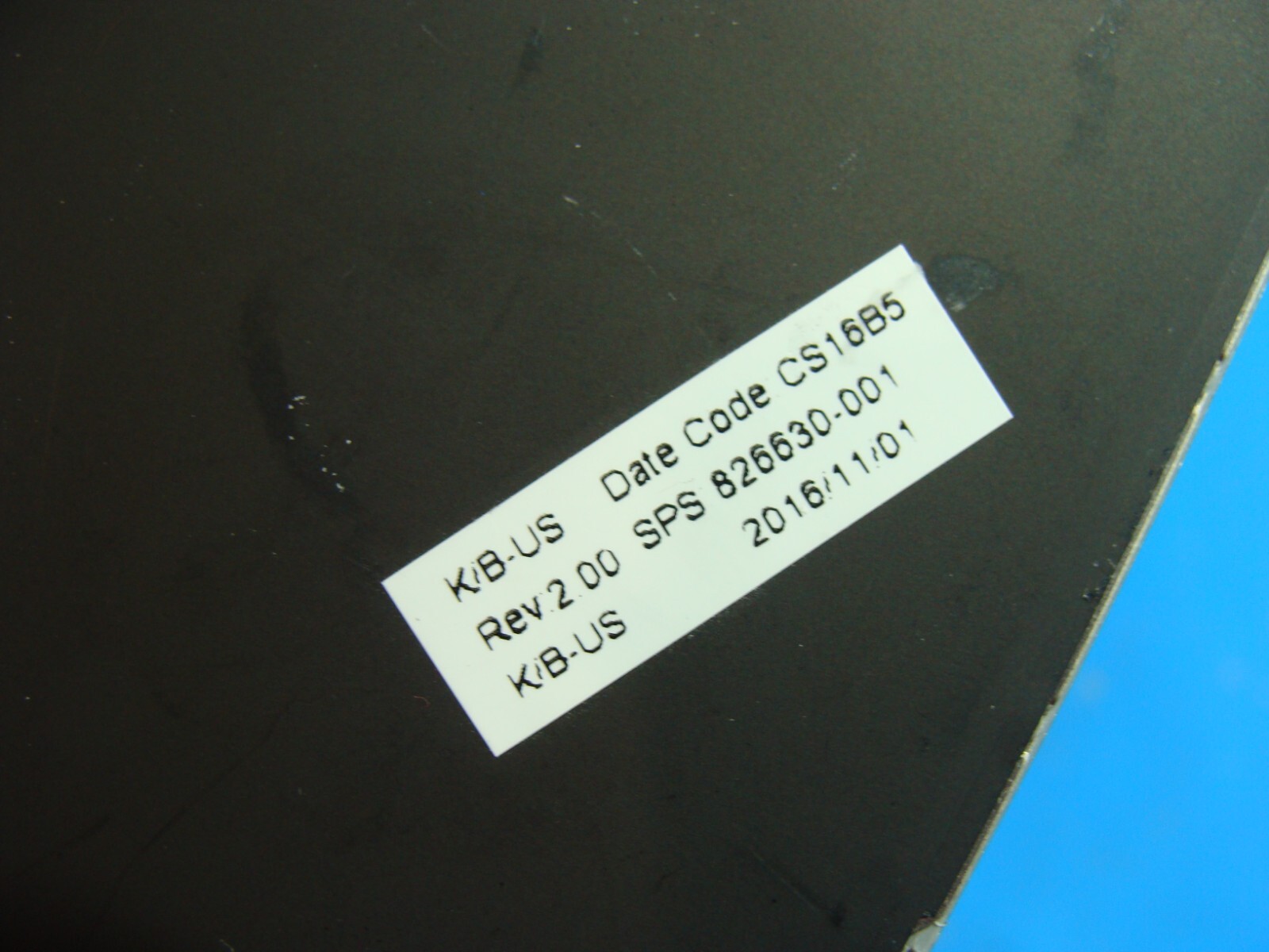HP Elitebook 820 G3 12.5" Keyboard Backlit 826630-001