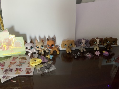 4x Mini Pet Shop LPS Cocker Spaniel Set 748 960 156 1209