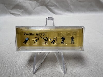 Preiser - Z - Construction Workers Figures 6pk - Train Layout Scenery 8513