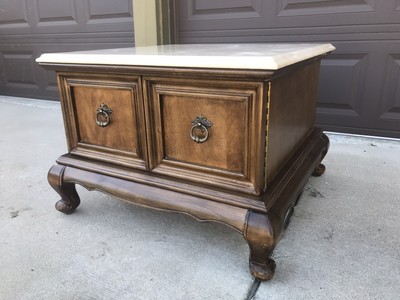 Post 1950 French Provincial Marble Vatican