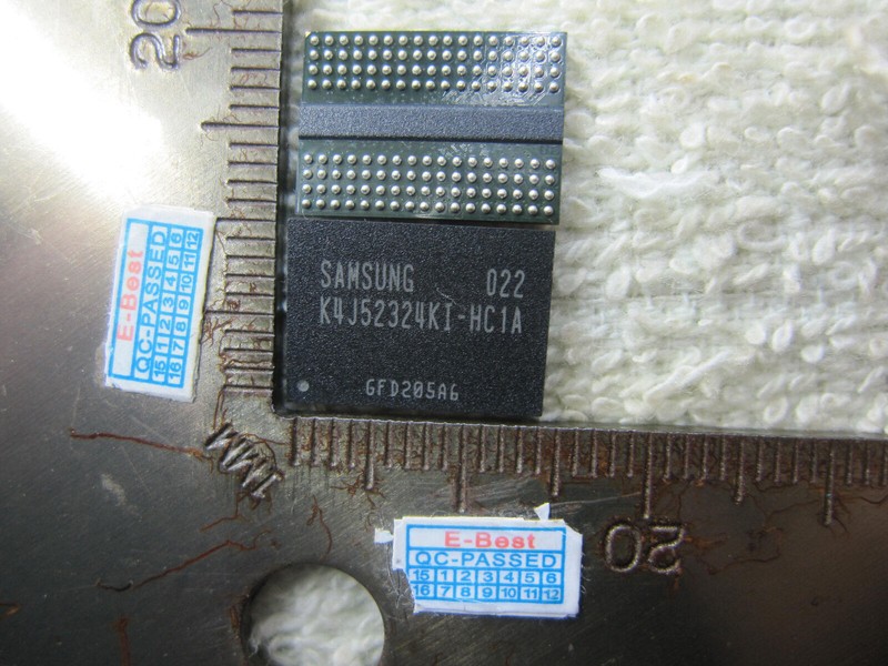 2pcs New K4j52324ki-Hcia K4j52324ki Hc1a K4j52324kihc1a K4j52324ki-Hc1a Fbga136 