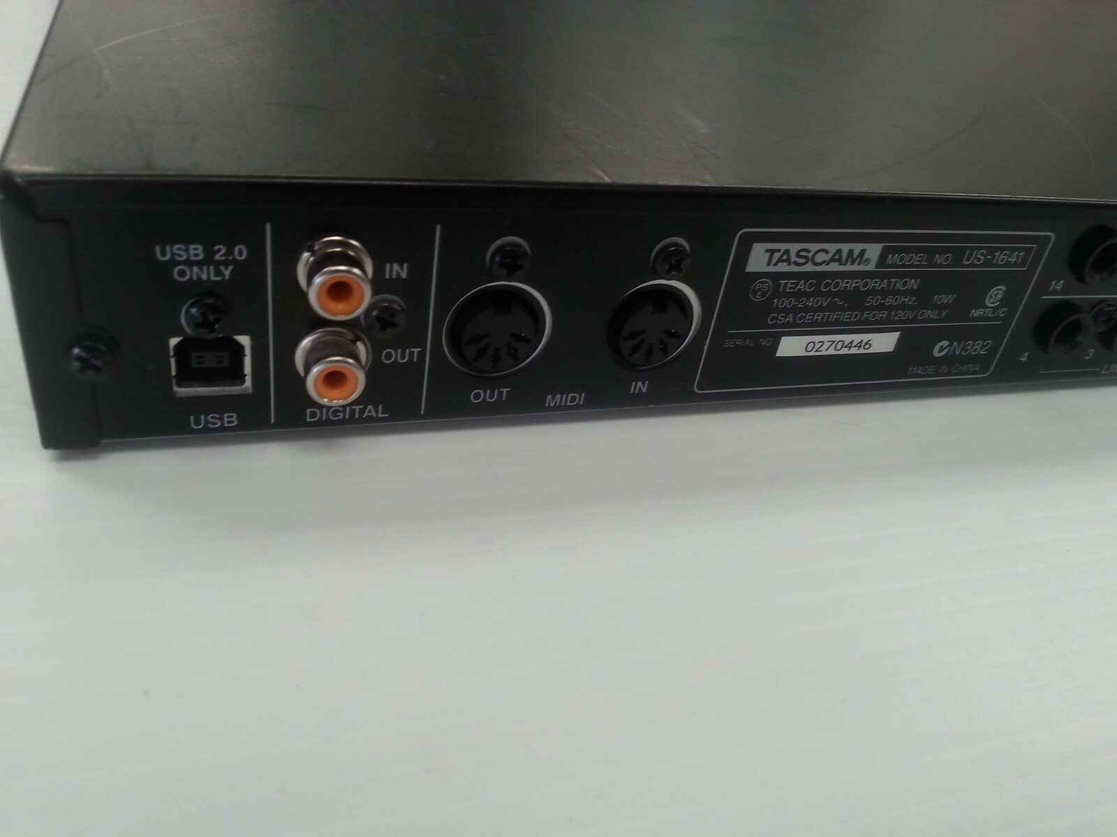 (N82512) Tascam US1641Interface