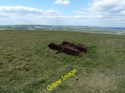 Photo 12x8 Abandon plough by Red Lion Pond Beddingham The pond itself has  c2012
