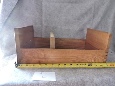 Vintage Oak File Box/Draw  15 inches long