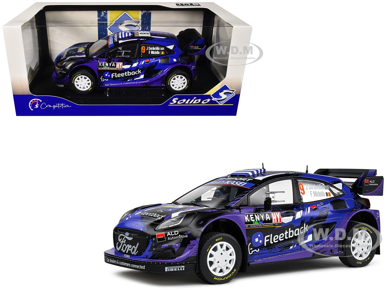 TopSpeed Models 1:18 Ford Puma Rally1 #19 M-Sport Ford WRT