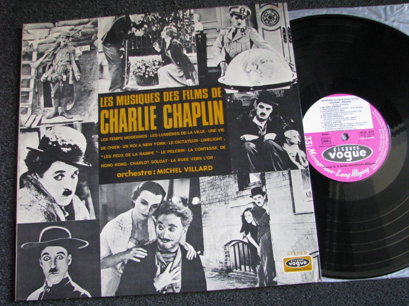 Ça C'est La Chanson OR 7144 LP Charlie Chaplin-Les Musiques des Films de LP-1972 France