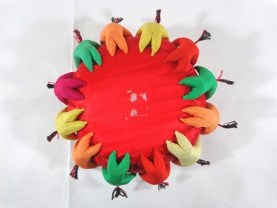 Vintage Oriental Silk Pin Cushion 6