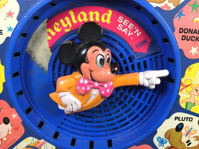 Vtg 1964 Mattel Disneyland See 'N Say Disney Toy bambi mary poppins peter pan