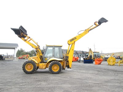 JCB 215S Farm Tractor Loader Backhoe