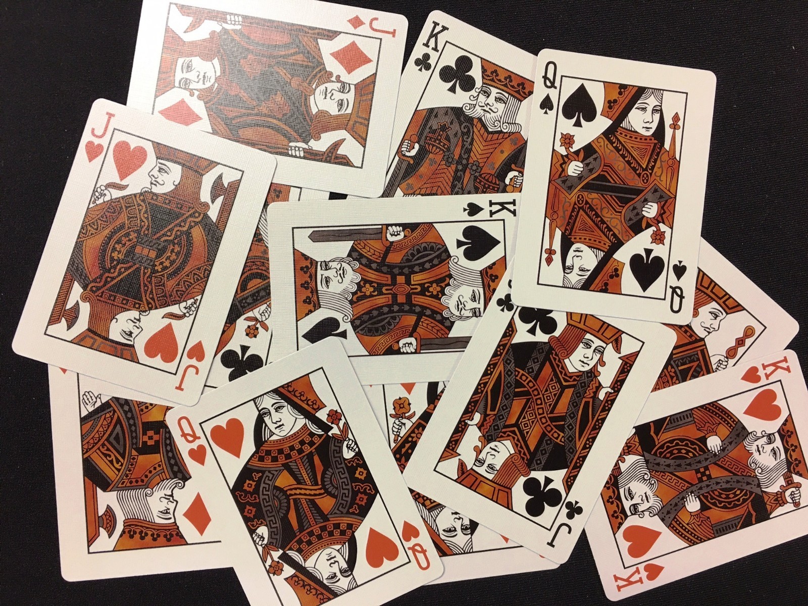 Fire Elements Series Deck Bicycle Playing Cards Poker Size USPCC Custom