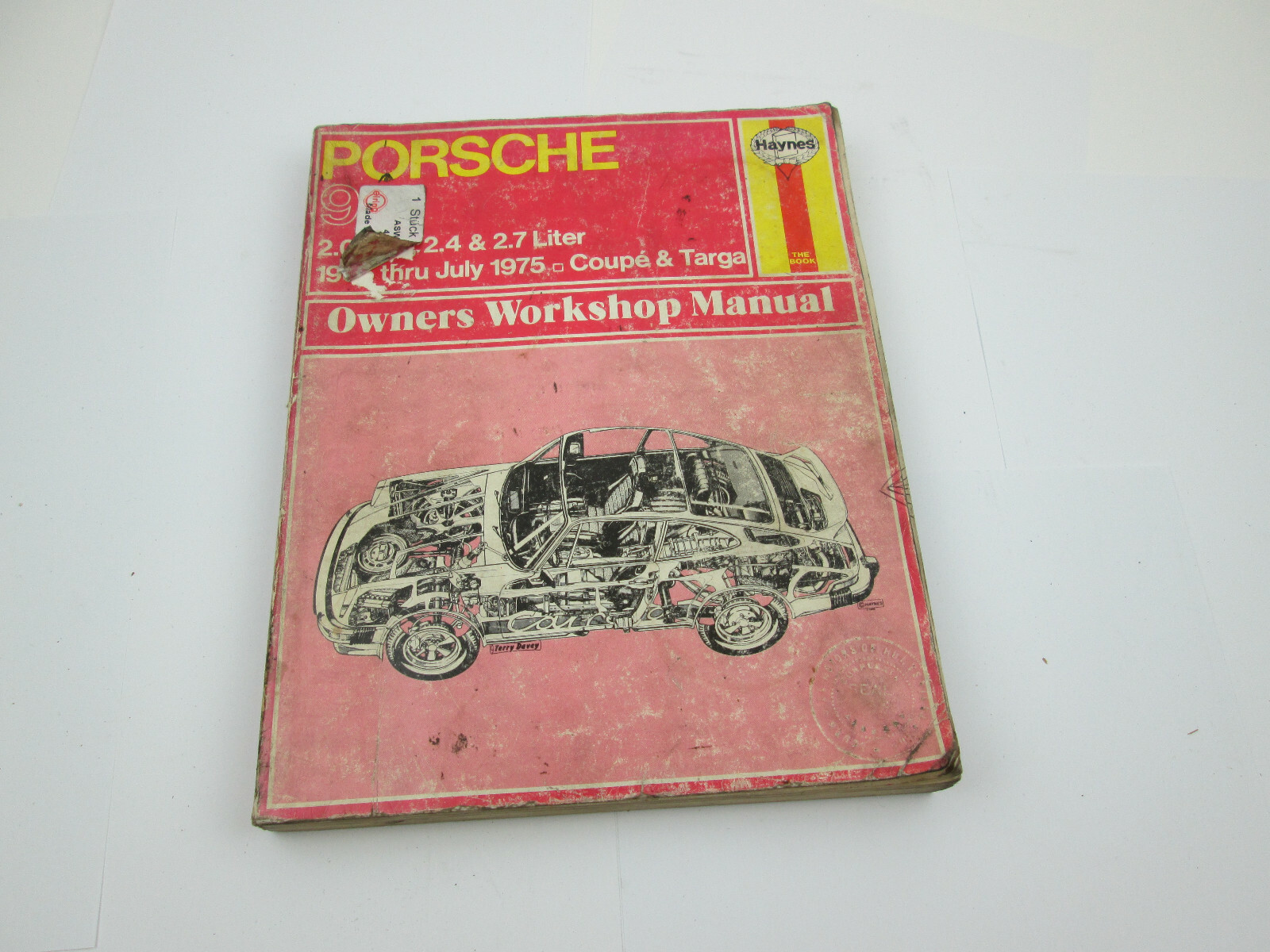 車整備書　ヘインズワークショップマニュアル　ポルシェ911 1965-1986 希少 ヘインズ ワークショップマニュアル Haynes PORSCHE911