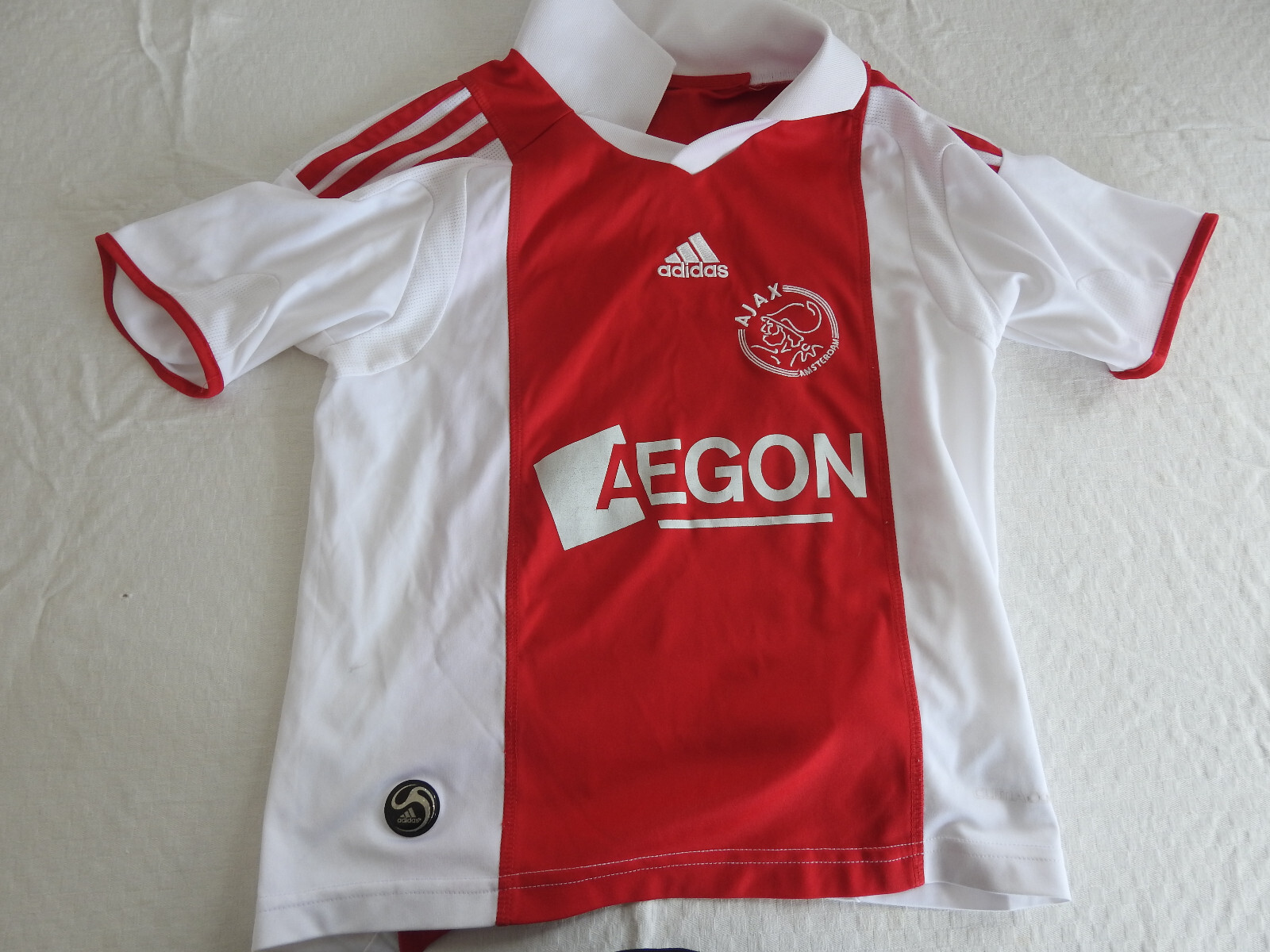 Ajax Amsterdam 2009 - 2010 Home Jersey Adidas Red Shirt Size