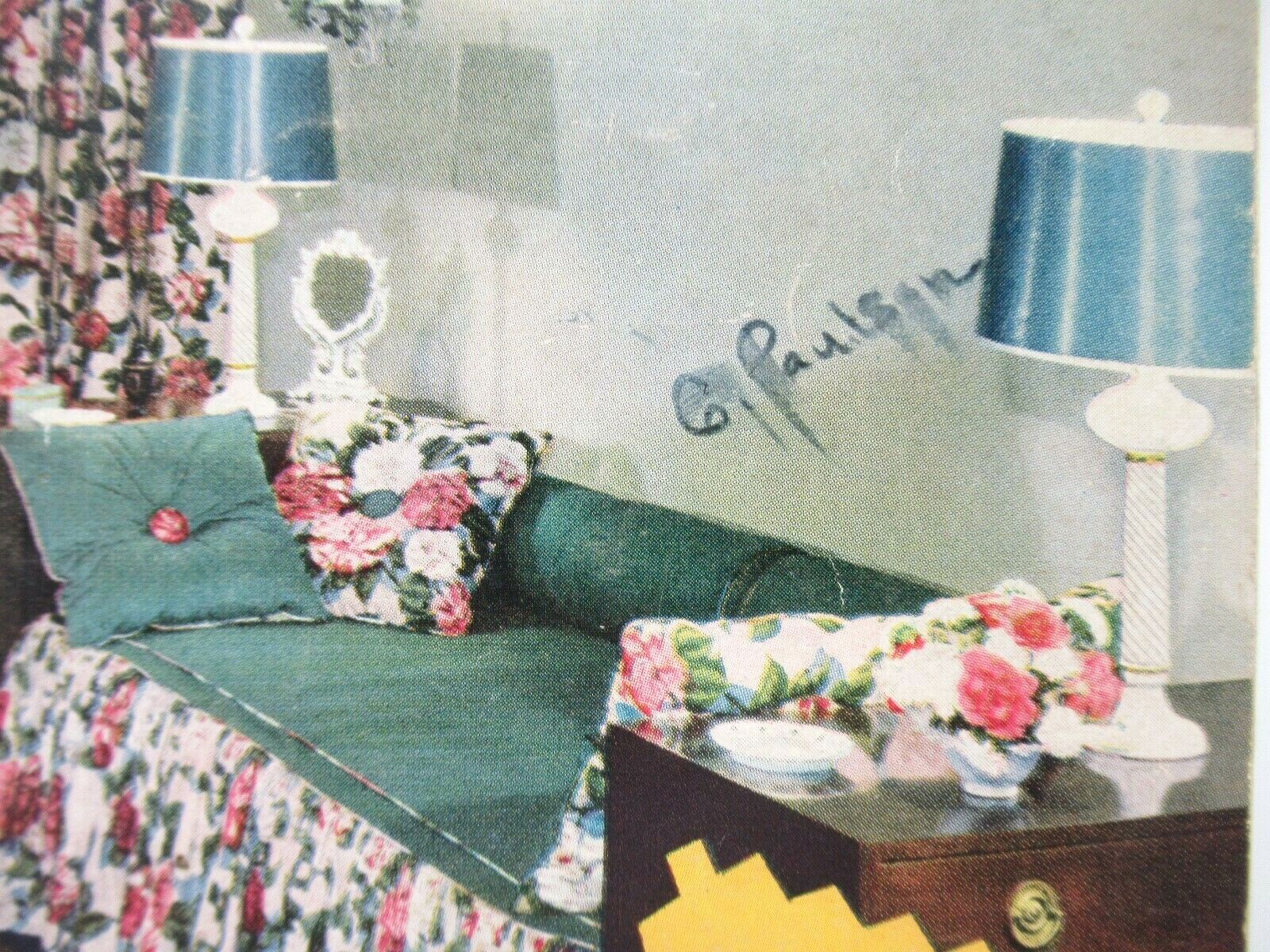 Vtg SINGER Sewing Home Decoration Guide 1947 2 Copies