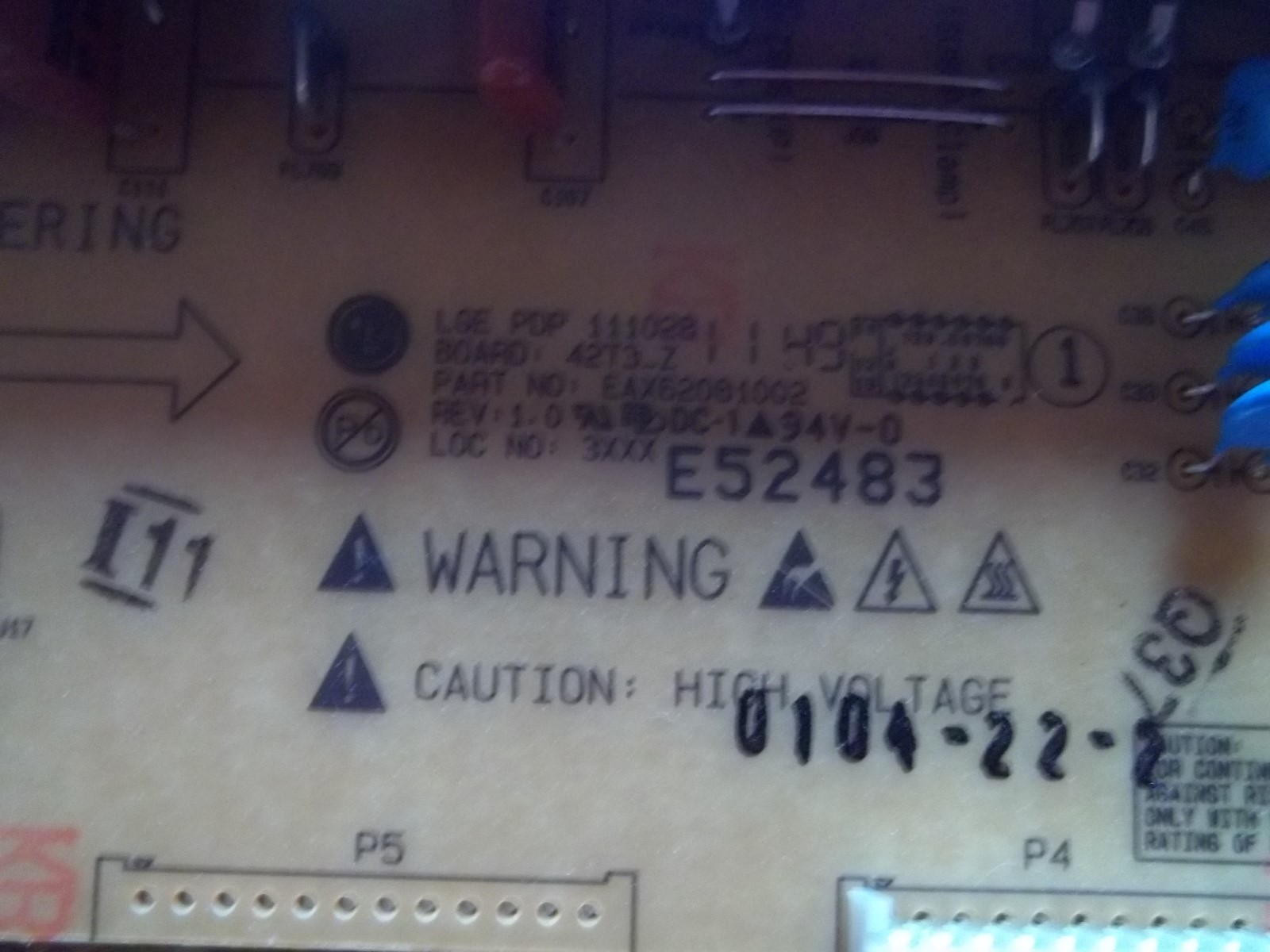 LG EBR68342001 (EAX62081002) ZSUS Board & BUFFER