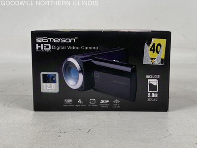 Emerson HD Digital Video Camera EVC125HD AS IS