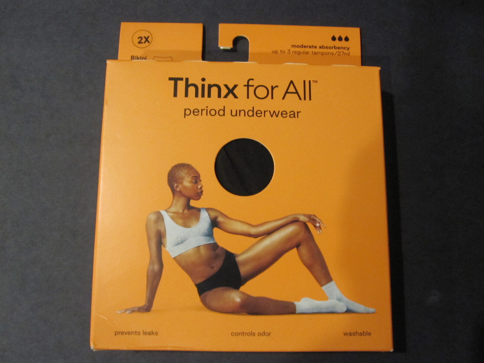 Thinx for All - Brief, Bikini, Hi-Waist, Boyshort, Super, Heavy, Moderate - 2X