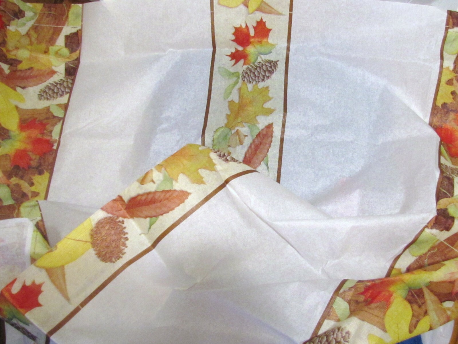 Autumn Woods Tablecover #786396, Disposable Autumn Table Cover
