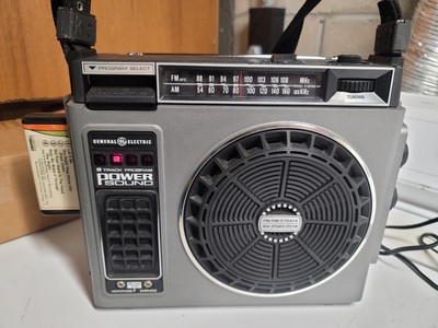 GE 8 Track Player Program Power Sound AM/FM Radio Tested, working, Made in Japan