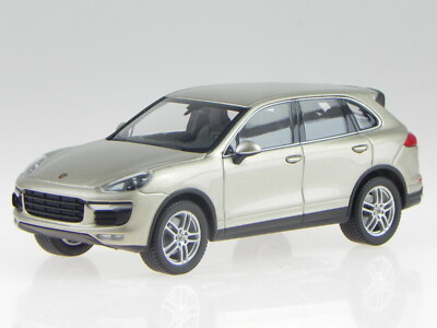 Porsche Cayenne Turbo E2 II gold diecast model car