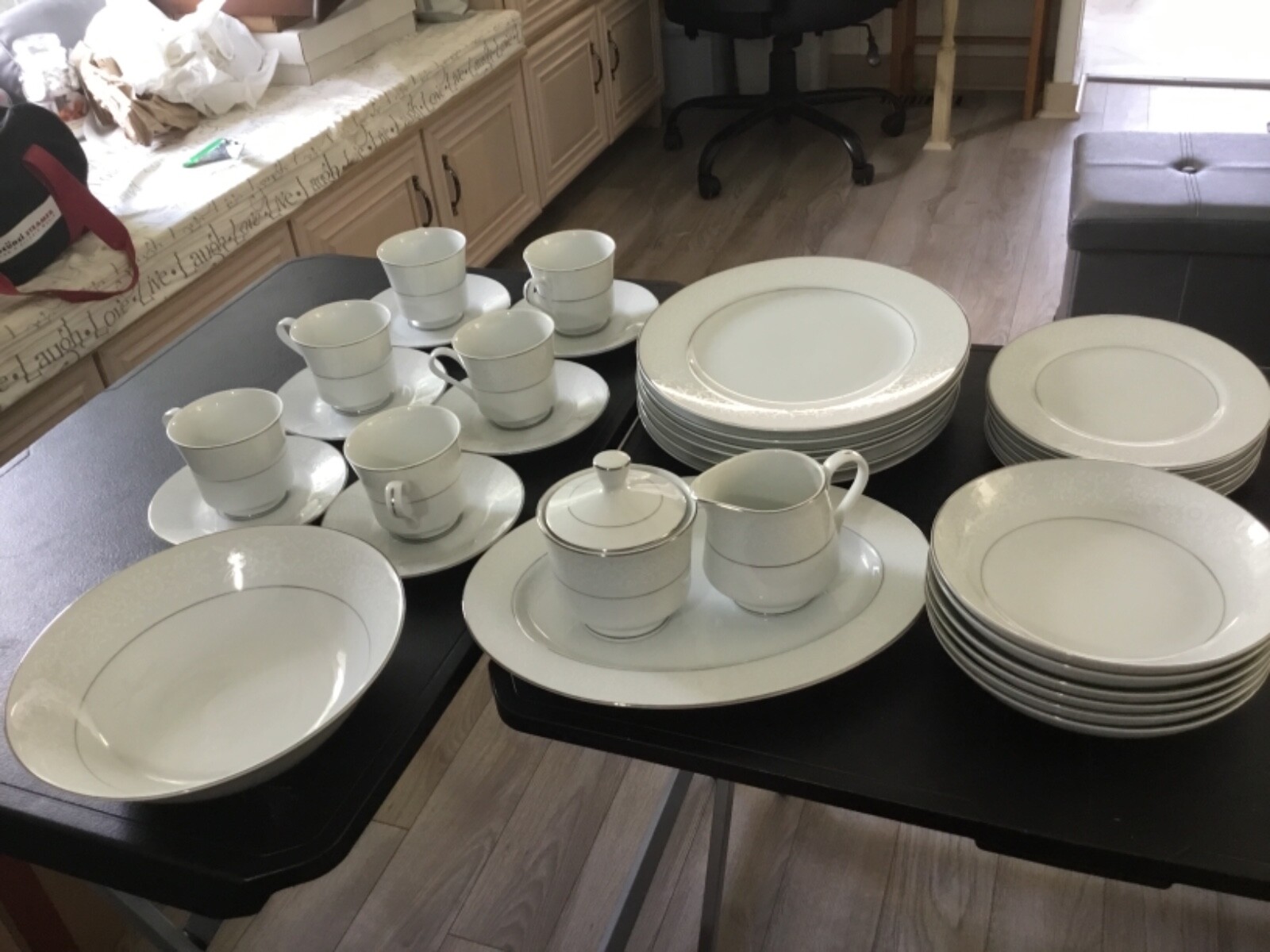 Fine China Japan China Setting for (6) Plus More (35 pieces