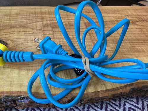 Ionika Ceramic Coated 3/4” Mini Travel Pro Curling Iron Yellow Hot Pink Blue EUC