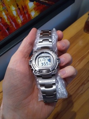 CASIO PROTREK PRO TREK PRT-411 Titanium Qz Watch Vintage New