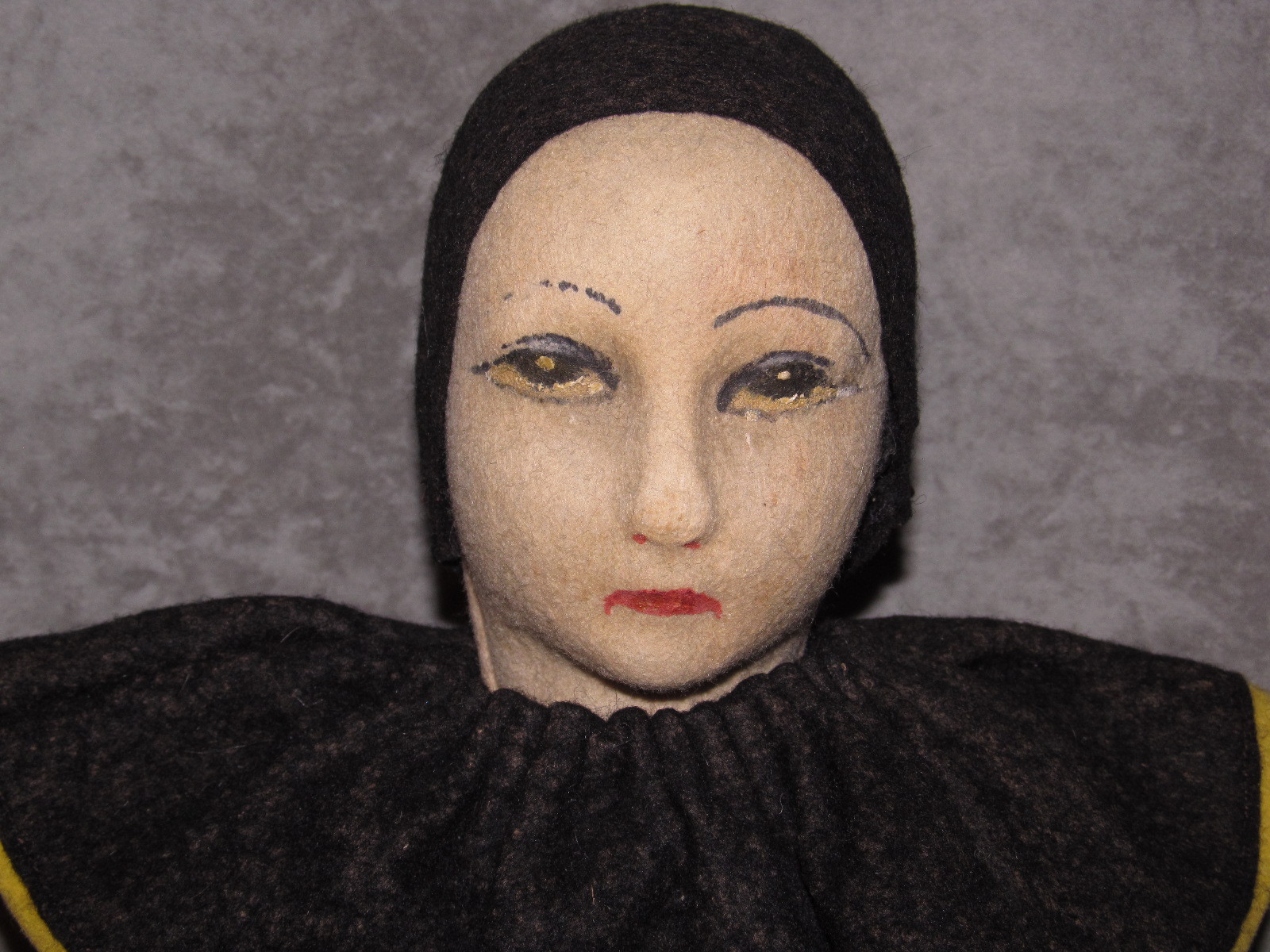 23” Pierrot Boudoir Doll~Original~Circa 1920s~Beautiful~Lenci or Similar Maker