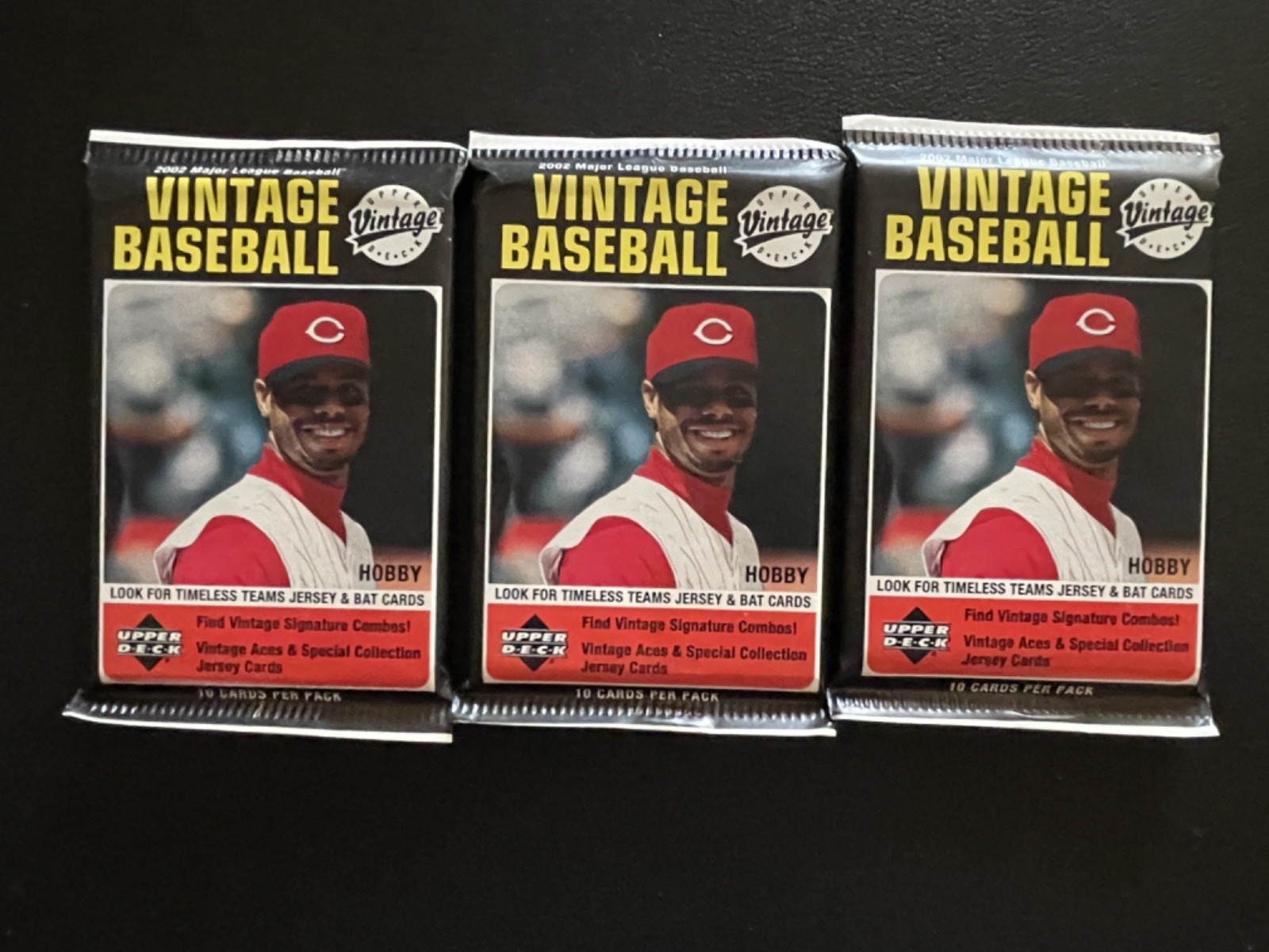 2002 Upper Deck Vintage Baseball 10 Cards Per Pack Lot Of 3 #25